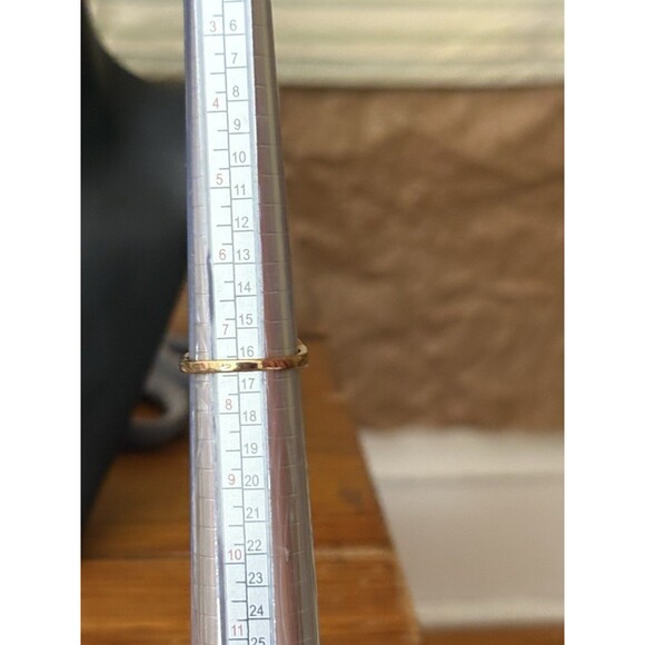 Lovely Octagon Cut Pink Cubic Zirconia ring Gold Tone Yellow Gold Plated Size7.5 - Picture 10 of 10